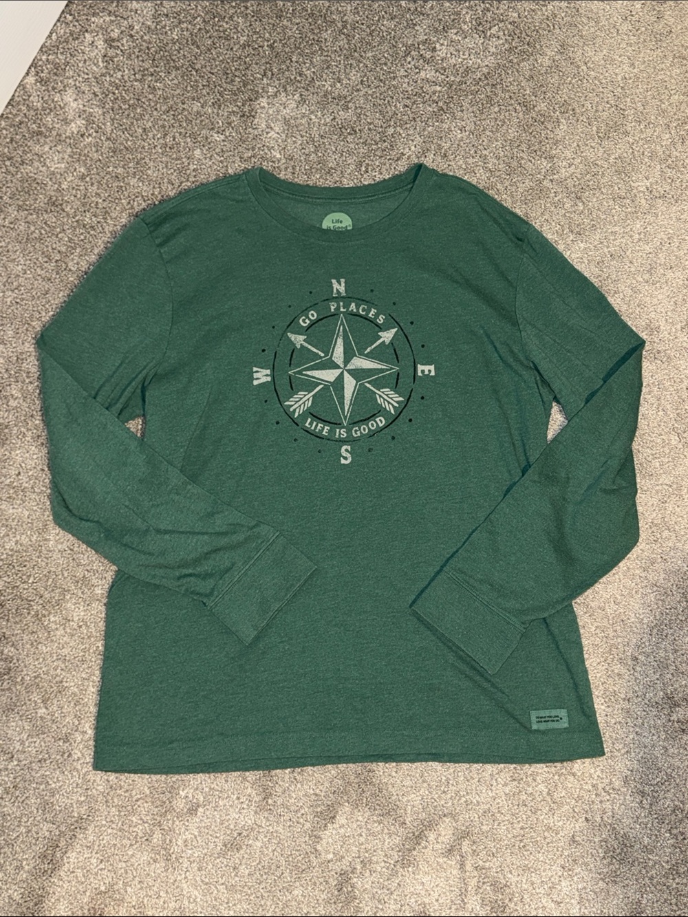 Men’s Life is Good Crusher Tee